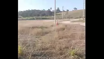 Safada no trem Boquete pública no trem 