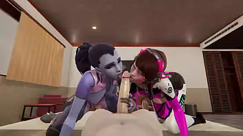 Widowmaker cosplay porno